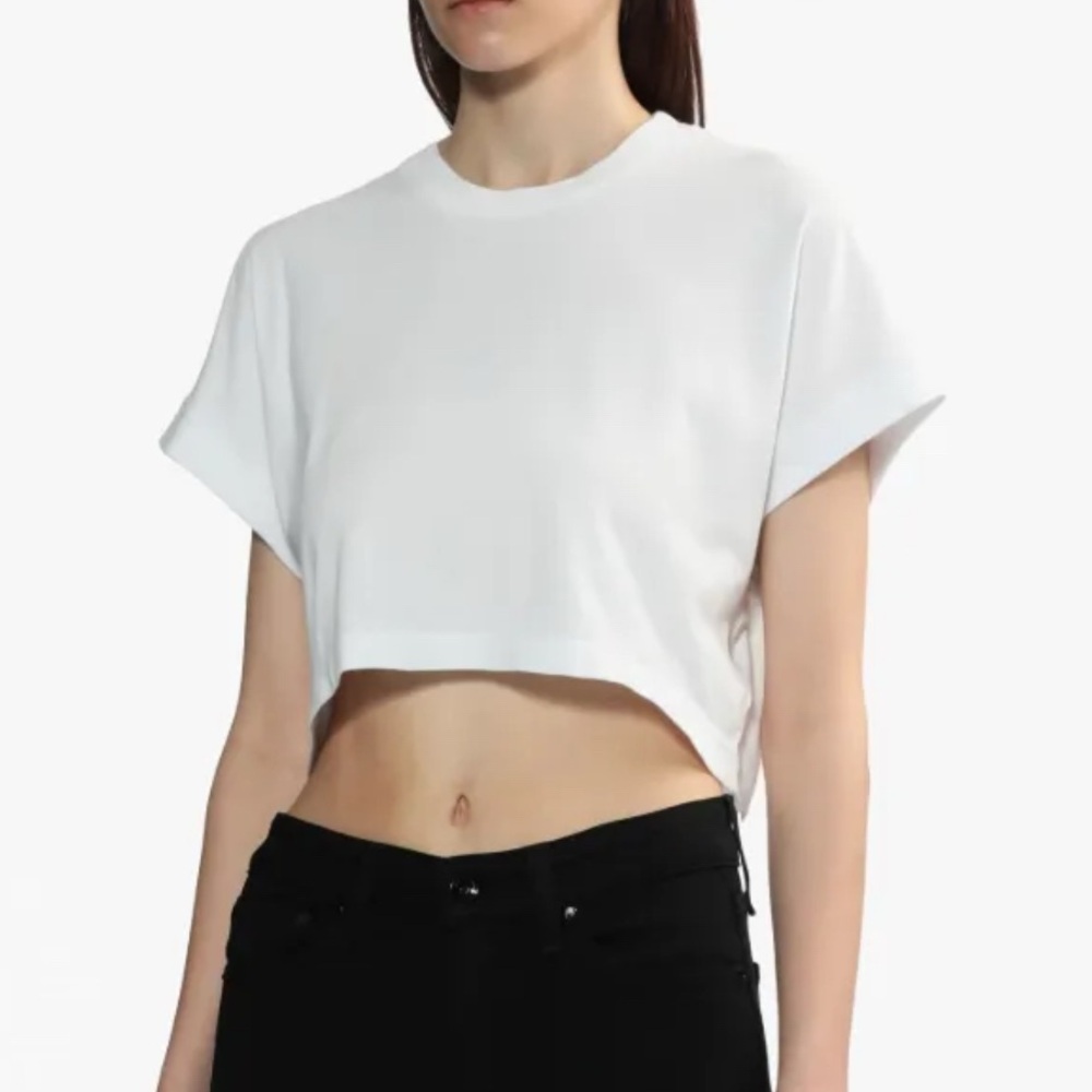 Agolde White Cropped T-Shirt